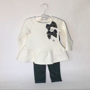 NWTs First Impressions 2 Piece Outfit Size 6-9 Mo